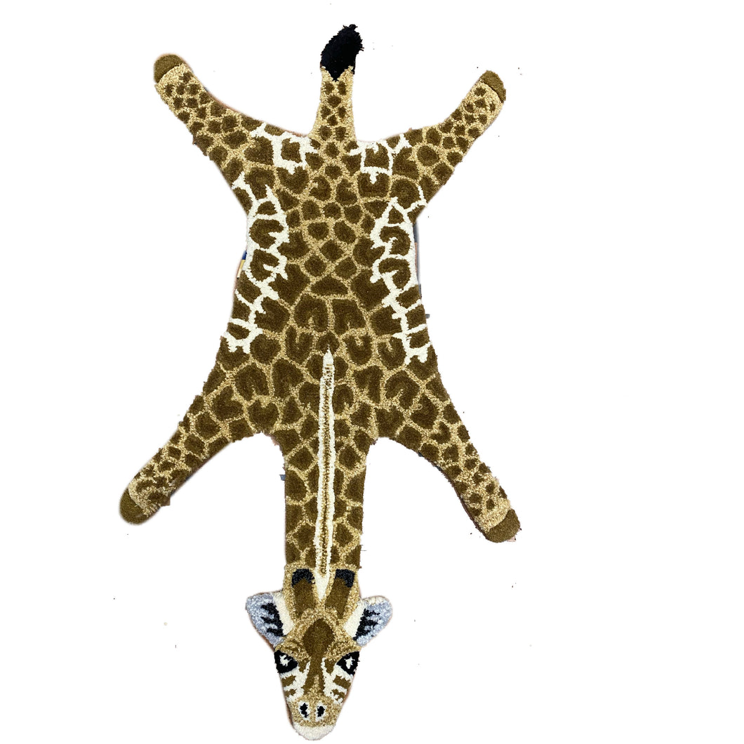 Tappeto a forma di giraffa baby